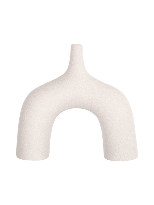 Keramik-Tischdekoration Fb94601.01 Kristall Off-White 34x10x33cm