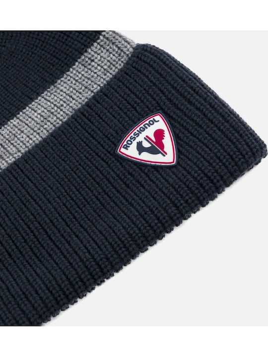 Beanie Ανδρικός Σκούφος Πλεκτός σε Navy Μπλε χρώμα