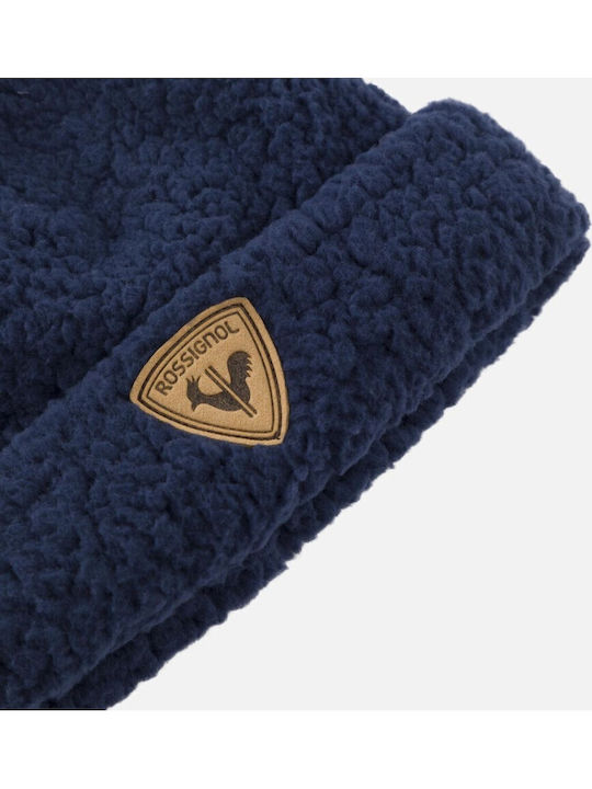 Beanie Unisex Σκούφος Πλεκτός σε Navy Μπλε χρώμα