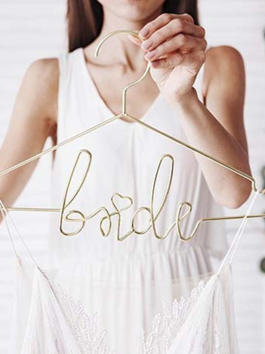Metallische Goldene Braut Kleiderbügel