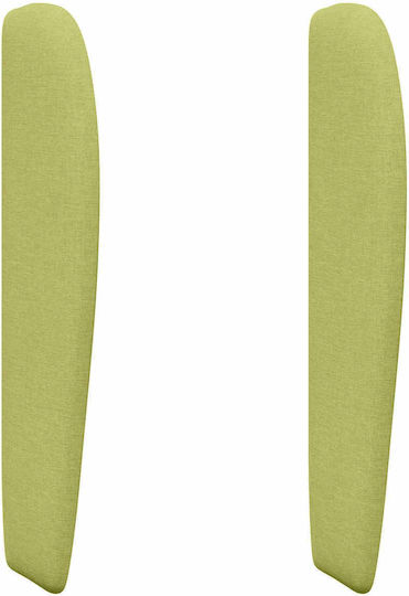 vidaXL Fabric Bed Headboard Green 80cm