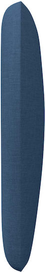 vidaXL Fabric Bed Headboard Blue 40cm