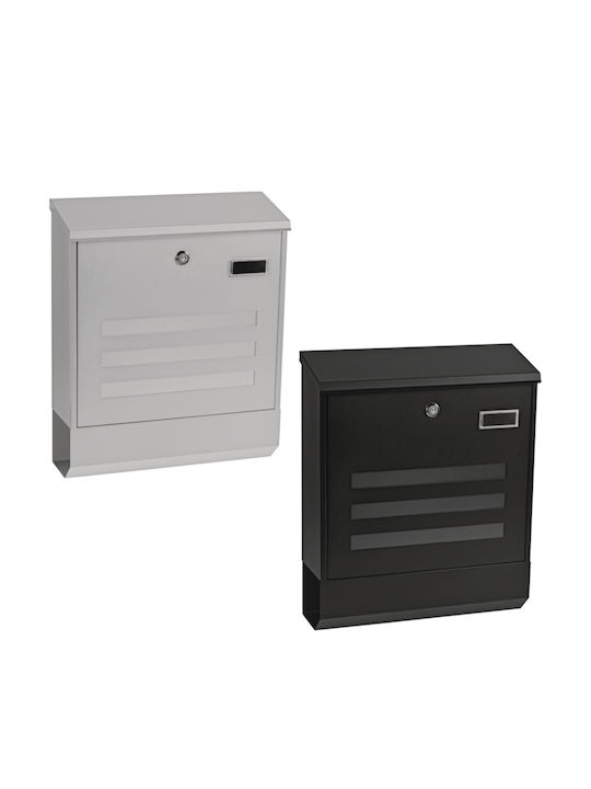 FFG Outdoor Mailbox Metallic in Gray Color 35x11x41cm