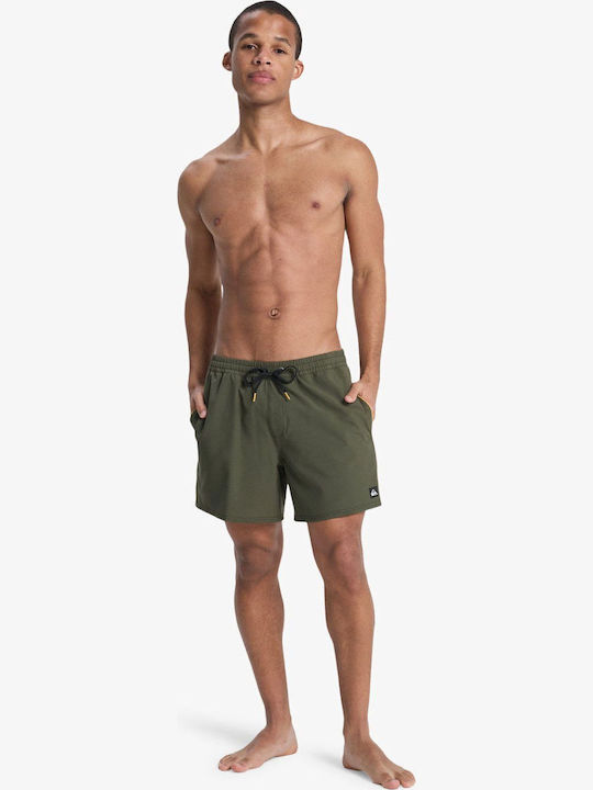 Stretch Men's Swim Shorts Khaki