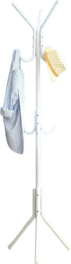 Metallic Coat Rack Black 175cm