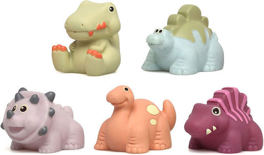 Kiokids Jurasic Παιχνίδι Μπάνιου για 4+ Μηνών 5τμχ