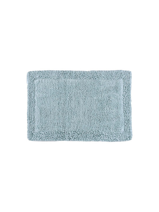 Down Town Home Πατάκι Μπάνιου Βαμβακερό Frill 60-0278 Aqua 60x90εκ.