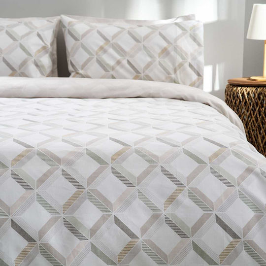 Vesta Home Πάπλωμα Μονό 160x230εκ. Rombi-1 Μπεζ 11.5 togs