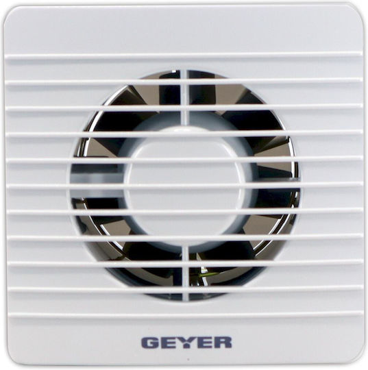 Geyer Wall-mounted Ventilator Bathroom 100mm White