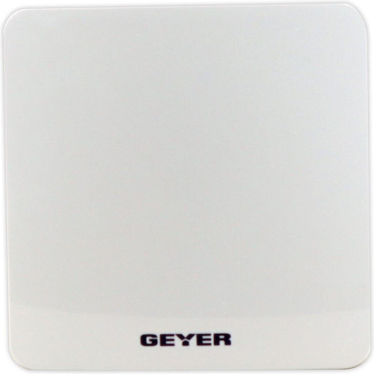 Geyer Επιτοίχιος Εξαεριστήρας Μπάνιου 100mm Λευκός