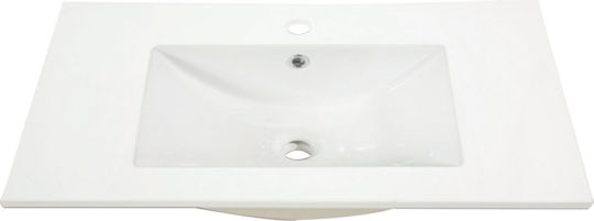 Vinci Solid Επικαθήμενος Νιπτήρας Πορσελάνης 75x39cm Solid Vinci Solid Επικαθήμενος Νιπτήρας Πορσελάνης 75x39cm Solid