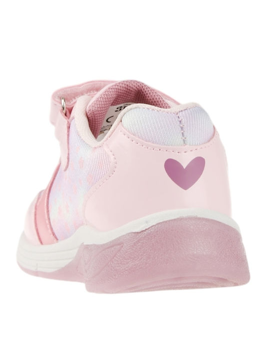 Kinder Sneaker mit Bügel- und Schleifenverschluss Rosa