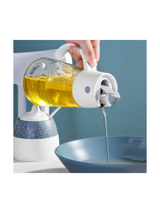 Δοχείο Λαδιού Γυάλινο με Ροή 550ml