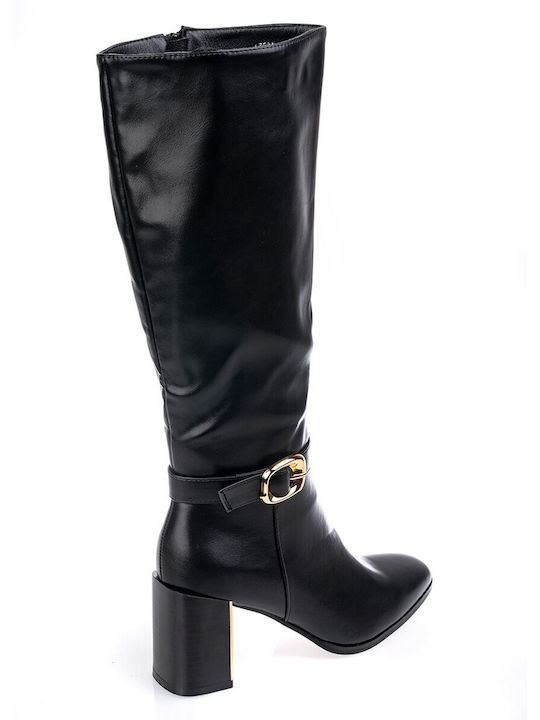 Women's Boots with High Heel Black