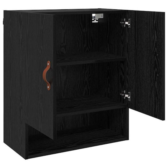 vidaXL Cabinet de baie L60xA31xÎ70cm Negru