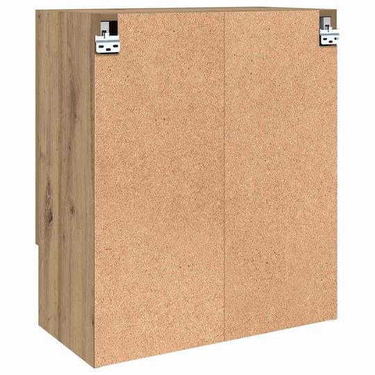 vidaXL Badezimmerschrank B60xT31xH70cm Braun
