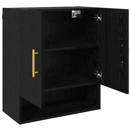 vidaXL Bathroom Cabinet L60xW31xH70cm Black