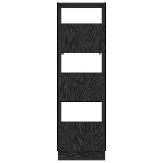 vidaXL Badezimmerschrank Wäscherei B50xT68xH162cm Schwarz