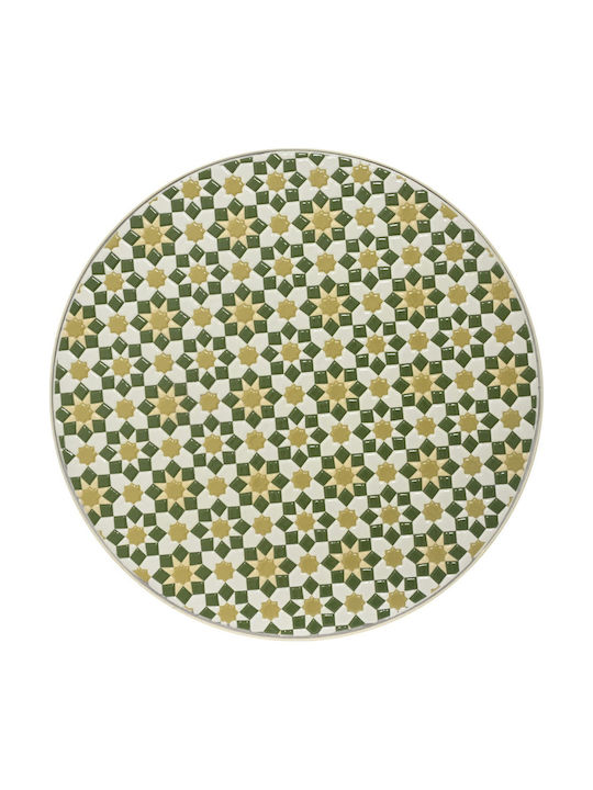 Metal Table for Small Outdoor Spaces Cream 76x76cm
