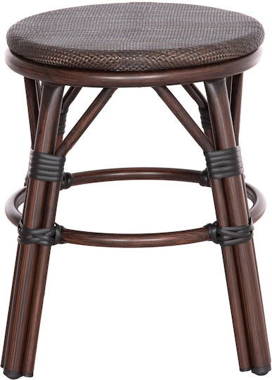Σκαμνάκι από Αλουμίνιο Bamboo 36x36x46cm Σκαμνάκι από Αλουμίνιο Bamboo 36x36x46cm