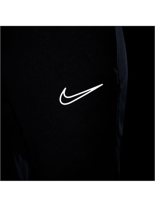 Academy Herren-Sweatpants Glänzende Jogginghose Mit Elastik Schwarz