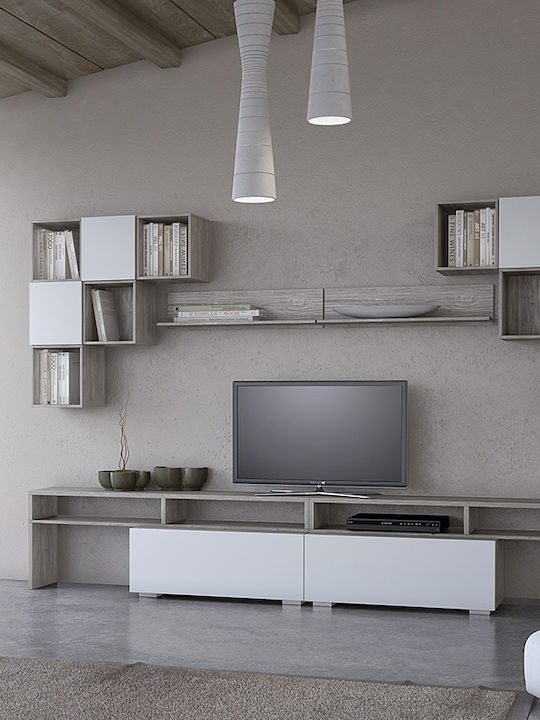 Животно помещение ТВ единица Smart 8 Ash-White Д170xШ52xВ36бр