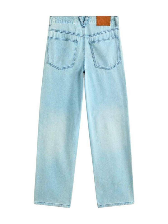 High Waist Women's Jean Trousers Light Stone