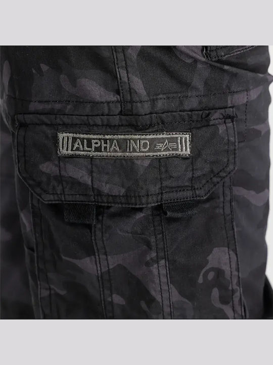 Herrenshorts Black Camouflage