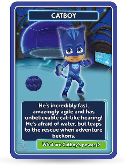 Επιτραπέζιο Παιχνίδι Top Trumps PJ Mask για 2+ Παίκτες 3+ Ετών WM32131 (EN) Winning Moves