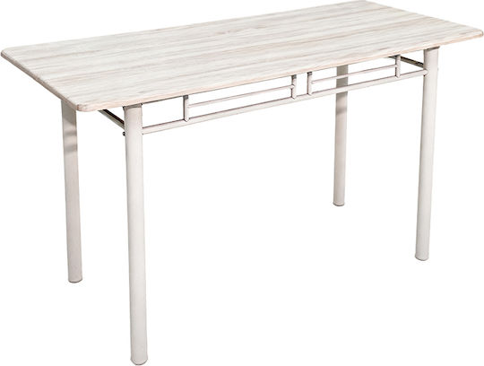 Pakketo Esszimmermöbel-Set Mit Roza Tisch Mit 4 Stücken 60x110cm