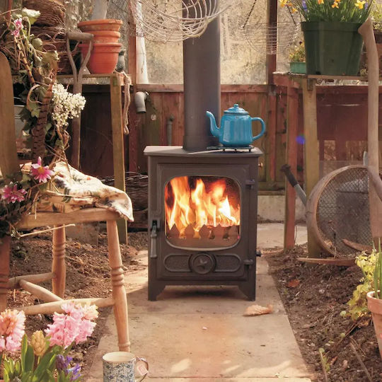 Charnwood Country 4 Steel Wood Stove 4.8kW Brown