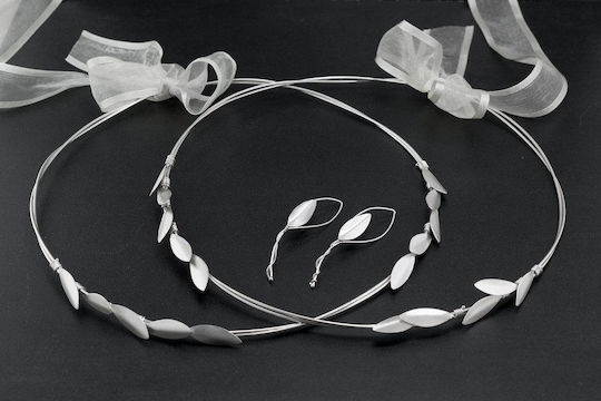 Hochzeitskronen Olive Handgefertigt Silber 925