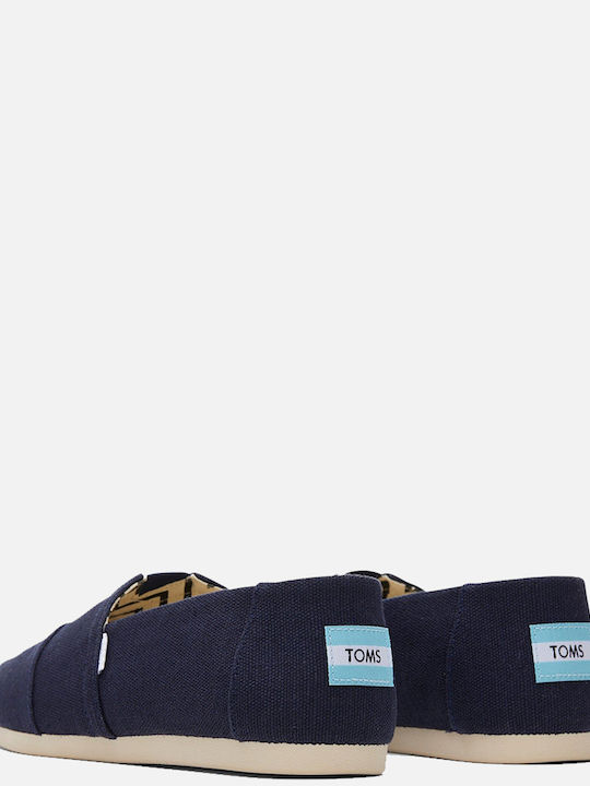 Fabric Men's Espadrilles in Blue Colour