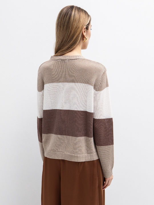 Women's Cardigan in Brown Colour