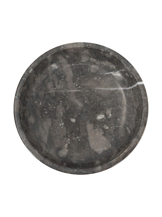 Artekko Marmor Dekorative Schale Marmor Grau 21x21x4,5cm
