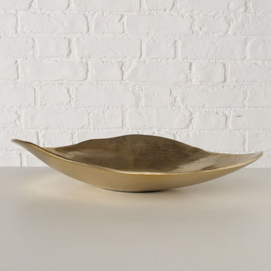 MSA MSA Dekorative Schale Aluminium Gold 42x27x7,5cm