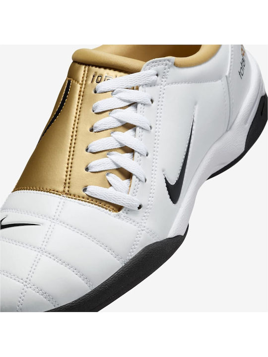 Nike Total 90 Ghete Fotbal cu Talpă cu Crampoane Albe