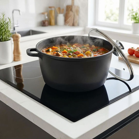 Relaxdays Tieftopf aus Aluminiumguss 10l / 20cm Relaxdays Tieftopf aus Aluminiumguss 10l / 20cm