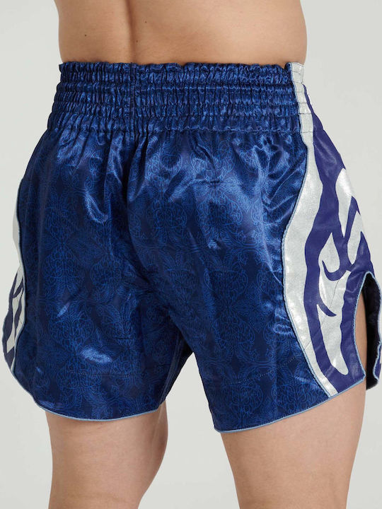 Leone 1947 Muay Thai Boxing Shorts Celestial Kick Thai Shorts Ab878 Blue White