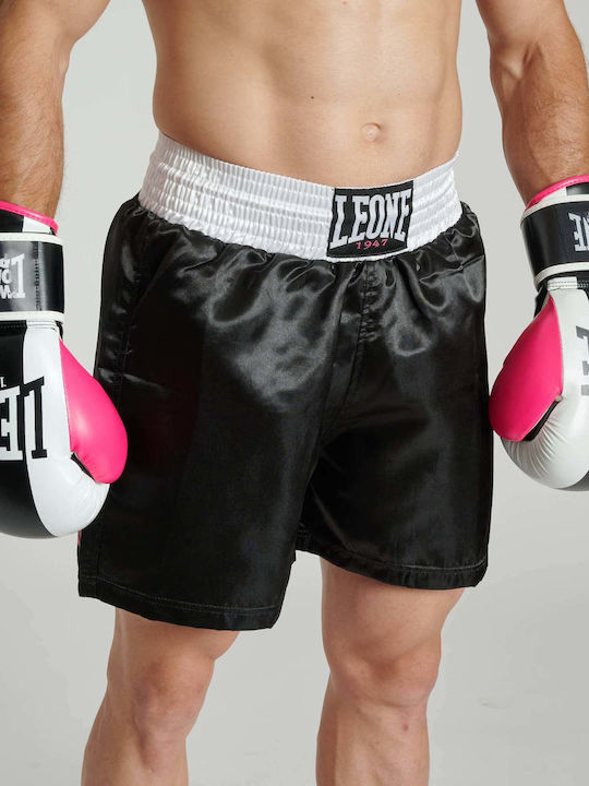 Pantaloni De Box Color Block Boxing Shorts Lungime Scurtă Ab238 Negri