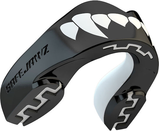 Safejawz Extro 2.0 Black Fangz Senior Protective Mouth Guard Black