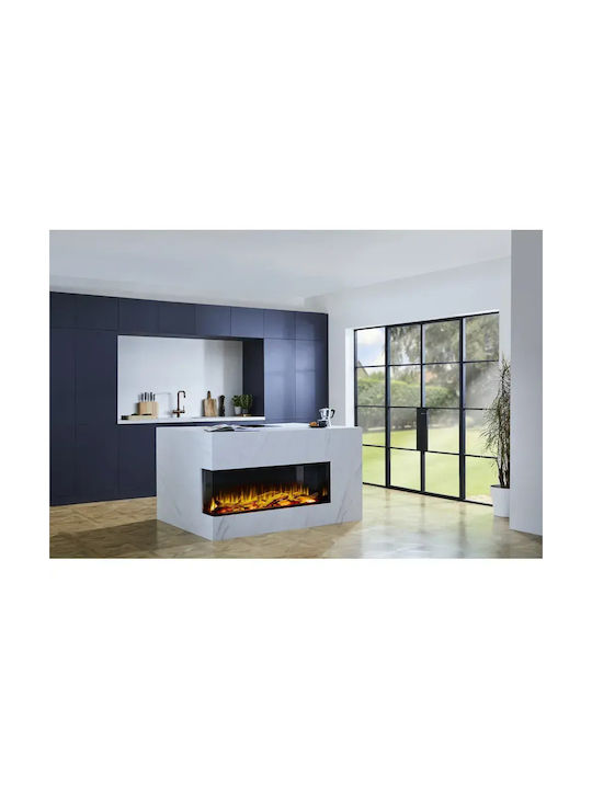 Charlton & Jenrick Irange Wall Mounted Electric Fireplace 1500W Black
