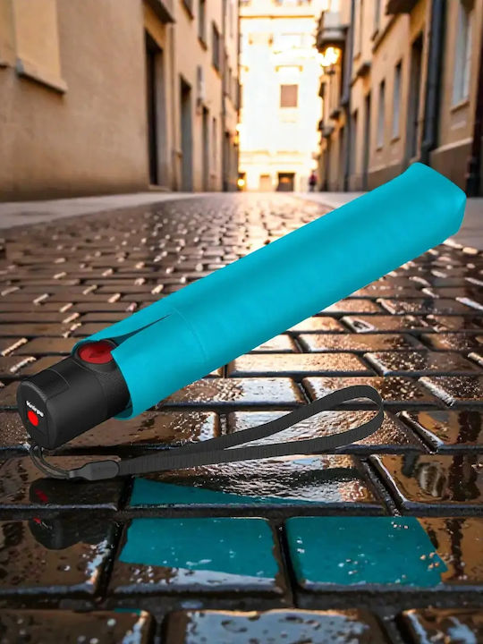 Knirps U.200 U.series Automatic Compact Blue Umbrella