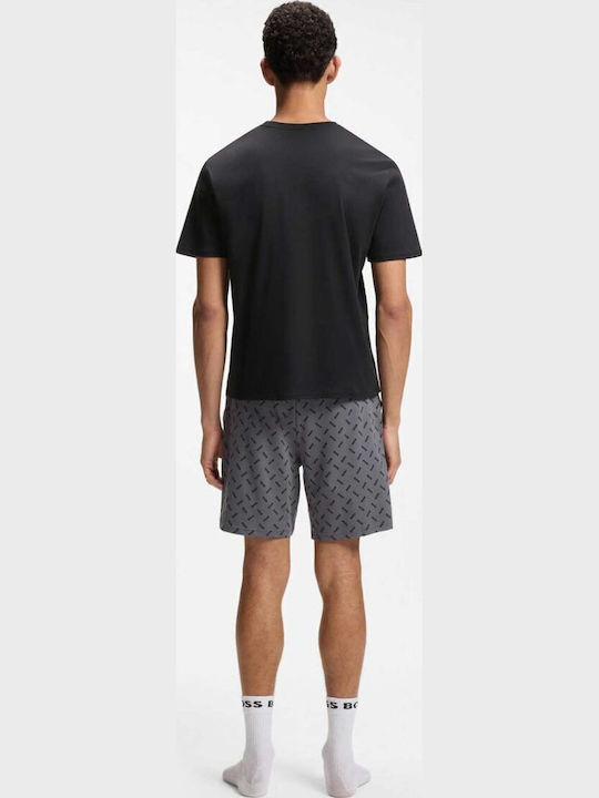 Boss Summer Men's Pyjama Pants Cotton Dark Grey