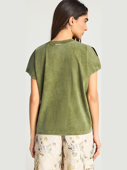 Women's Khaki T-shirt