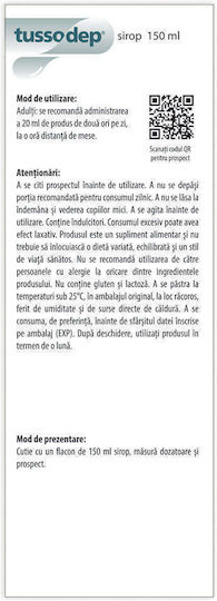 Phyto Tussodep Sirop Supliment Alimentar Special 150ml