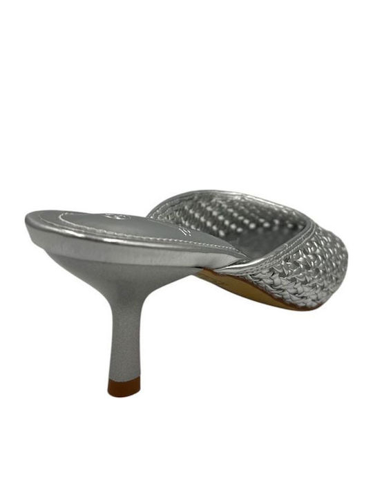 Heels with Medium Heel Silver
