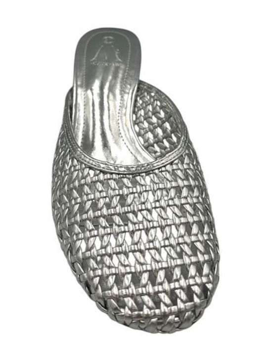 Heels with Medium Heel Silver