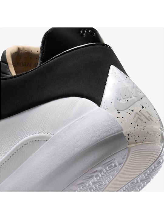 Air  40 The Classic Niedrige Basketballschuhe Weiß / Schwarz / Vast Grau