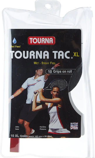 Tourna Tac Tennis Overgrips XL X 10 White
